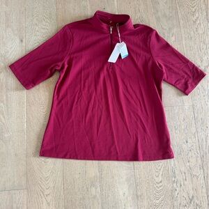 Nivo Womens Short Sleeve Cool Max Top Red Size XXL